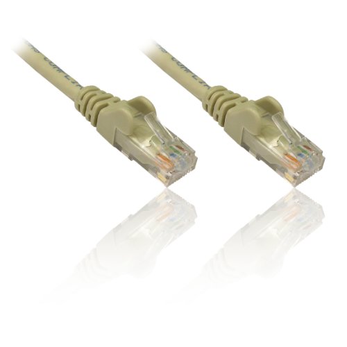 PremiumCord Netzwerkkabel, Ethernet, LAN & Patch Kabel CAT5e, UTP, Schnell flexibel & Robust RJ45 Kabel 1Gbit/S, AWG 26/7, Kupferkabel 100 Prozent Cu, Grau, 500m