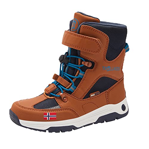 Trollkids Kinder Lofoten Winter Schuhe XT, Marineblau/Mittelblau, Größe 38