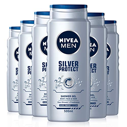 Nivea Men Silver Protect Shower Gel 500 ml - by Nivea
