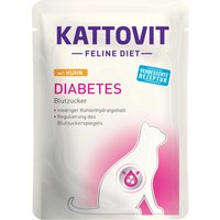 KATTOVIT Feline Diet Diabetes/Gewicht 85g Beutel Katzennassfutter Diätnahrung