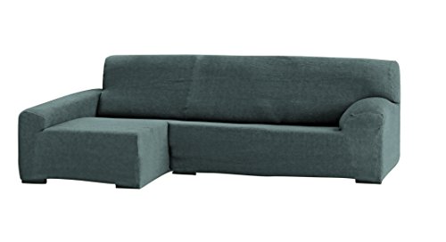 Eysa Teide Sofa Überwurf Chaise Longue 240 cm. Links Frontalsicht - Fb. 06-grau