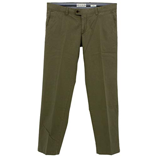 Eurex by Brax, Jim-S, Herren Jeans Hose Popeline Stretch Khaki D 28 W 42 L 30