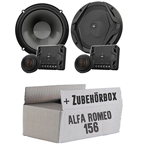 JBL GX600C | 2-Wege | 16,5cm Lautsprecher System - Einbauset für Alfa Romeo 156 - justSOUND