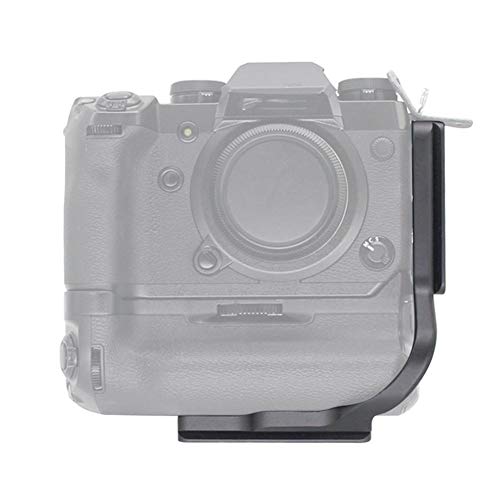 Bindpo L-förmige Schnellwechselplatte, Aluminiumlegierung Metall Kamera Batterie QR-Halterung Handgriff mit 39mm Standard AS Schnittstelle für Fujifilm X-H1