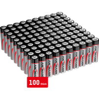 ANSMANN Batterien AA 100 Stück - Alkaline Micro Batterie ideal für Lichterkette, LED Taschenlampe, Spielzeug, Fernbedienung, Wetterstation, Radio, Nachtlicht, Uhr