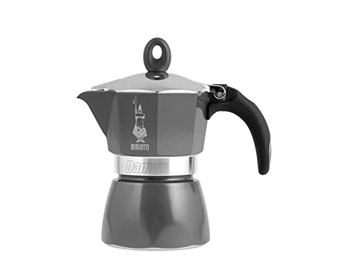 Bialetti Dama Special Espressokocher aus Aluminium, 3 Tassen, Grau