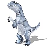 PARAYOYO Aufblasbare Kostüm Dino Kostüm Erwachsene Dinosaurier Kostüm Velociraptor Kostüm Halloween Kostüm