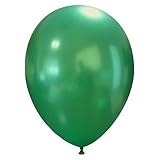 Event Kauf 25-1000 STK. Luftballons Metallic / Standard, Ø ca. 27 cm, Helium (500 Stück, Metallic Nr.41: Grün)
