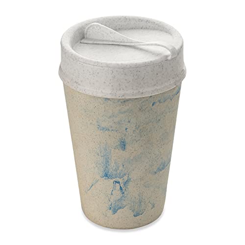 koziol ISO TO GO doppelwandiger Becher mit Deckel 400ml, TO GO Becher, ohne Bambus