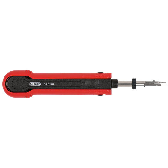 KS Tools 154.0120 Entriegelungswerkzeug für Flachstecker/Flachsteckhülsen 2,8 mm (KOSTAL SLK), 2-fach verstellbar