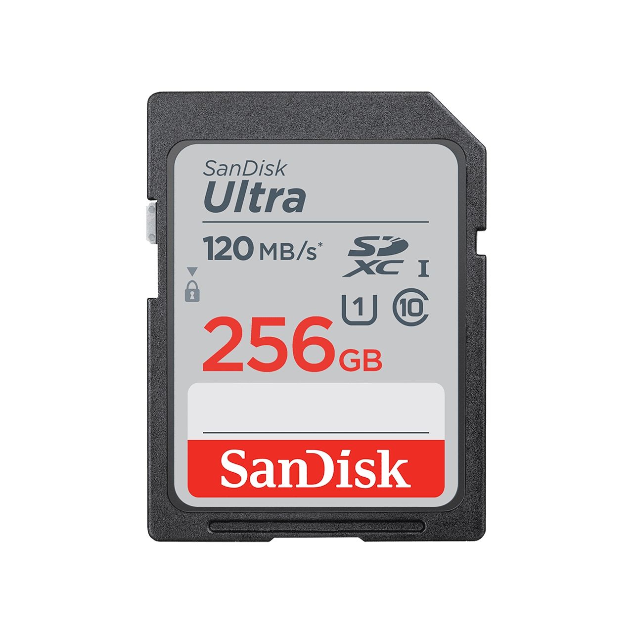 Ultra SDXC Speicherkarte 256 GB Class 1 (U1) Klasse 10 (Schwarz)