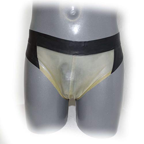 Latex underwear rubber fetish shorts for men Size:XL