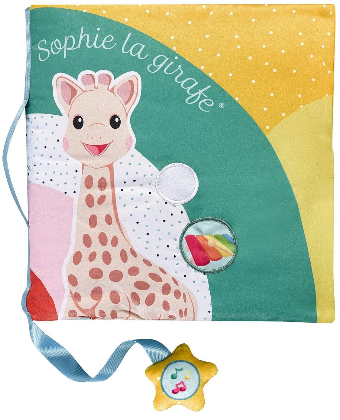 Sophie la Girafe – Touch & Play Book Sophie la Girafe – Interaktives Baby-Lernbuch – einfach zu handhaben – Maxi-Format mit 8 Seiten – leuchtende und kontrastreiche Farben