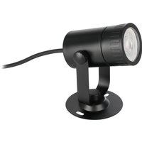 EGLO Stehlampe NEMA-Z, GU10, 1 St., Stehleuchte in schwarz aus Kunststoff, Stahl / inkl. GU10 - 1X5W / Stehlampe - Wohnzimmerlampe - Leselampe - Schlafzimmerlampe - Leselicht - Beleuchtung