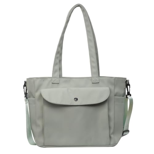 CASNO Taschen für Damen, 2024 Einkaufstasche, Schultertaschen, große Kapazität, Kuriertasche, Nylon, Crossbody-Tasche für Mädchen, Studenten, Schultasche, Handtasche, grün