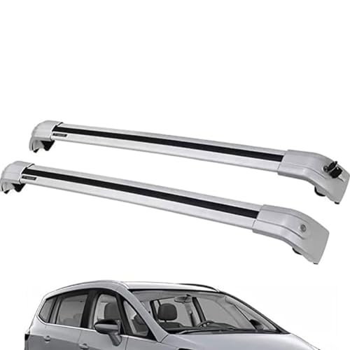 Auto Dachträger Aluminium für Opel Vauxhall Zafira Tourer 2011-2019, Transportdachträger GepäCkträGer DachbüGel Crossbar Fahrradträger Zubehör