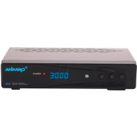 Ankaro DCR 3000 Plus digitaler 1080p Full HD Kabel-Receiver für Kabelfernsehen (HDTV, DVB-C/C2, HDMI, Scart, Coaxial, Mediaplayer, USB) automatische Installation-schwarz