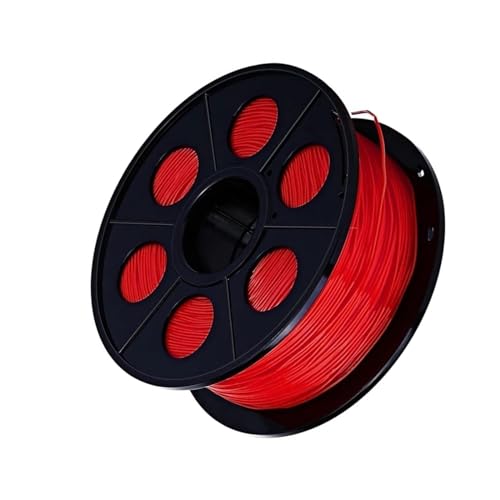 Rote 2 kg 3D-Druckerfilamente, 1,75 mm flexibles TPU, 3D-Druckstiftmaterialien, solides buntes Filament, einfach zu druckendes Zubehör