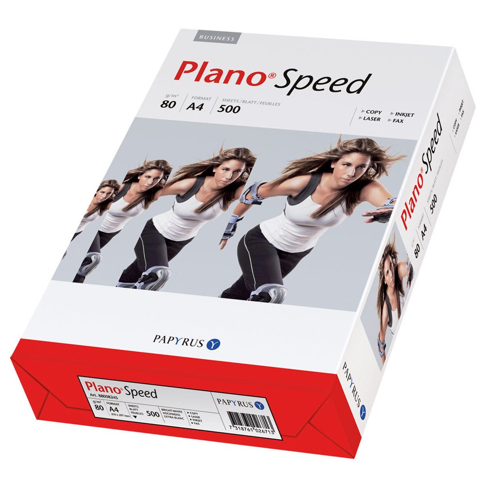 5000x Papier A4 80g Kopierpapier Druckerpapier Tinte Fax Multispeed Plano Speed Weiß