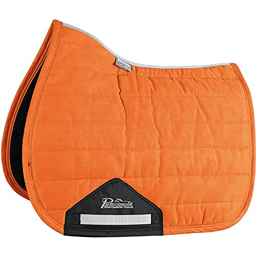 Shires Performance Suede High Wither Comfort Saddle Pad Pony/Cob Burnt Orange
