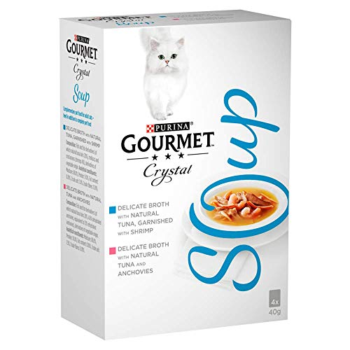 GOURMET Suppe für ausgewachsene Katzenfische, 4 x 40 g, 10 Stück