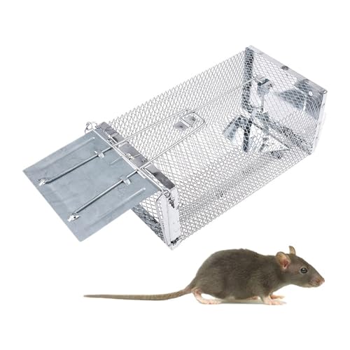 Rattenfalle, Mausefalle Haushaltseffizienz-Mausefalle, großer Raum, automatische Rattenschlangenfalle, Käfig, sicher