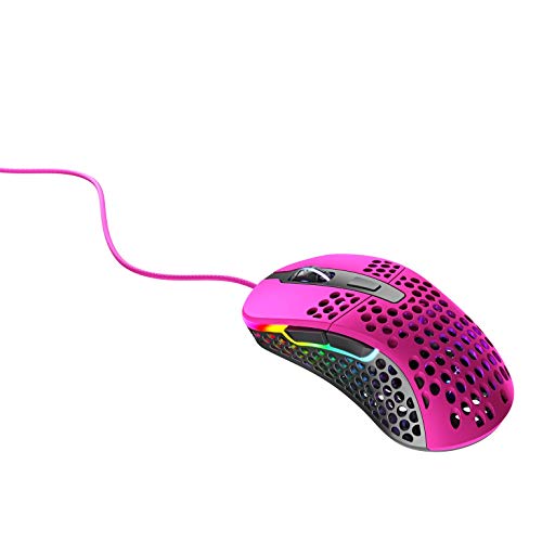 Maus Xtrfy M4 RGB Gaming - Pink