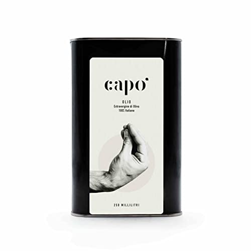 capo' 1 Liter Natives Olivenöl Extra aus Italien - Bestes Oliven Öl im Kanister - kaltextrahiert