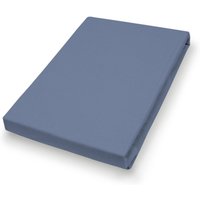 Vario Jersey-Spannbetttuch blau, 190 x 200 cm