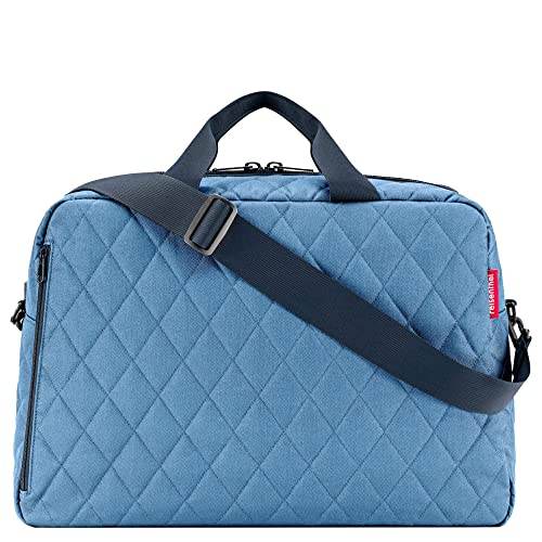 reisenthel duffelbag M Rhombus Blue - stylische vielseitige Reisetasche - Handgepäckgröße