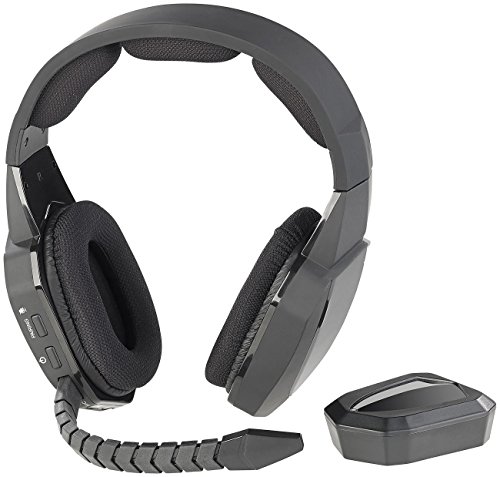 auvisio Funkkopfhörer: Kabelloses Gaming-Funk-Headset mit TOSLINK & 12-Stunden-Akku, 2,4 GHz (Wireless Headset)