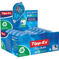 Tipp-Ex ECOlutions Easy Refill Korrekturroller - Korrekturband 14m x 5mm - 10er Pack