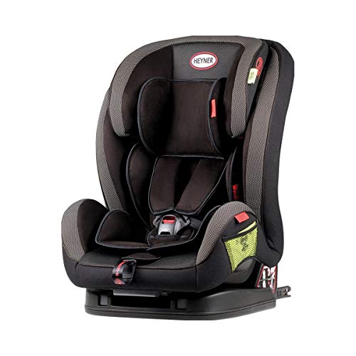 HEYNER® Kids 796120 Kindersitz mit ISOFIX MultiFix AERO+ (I, II, III) Farbe schwarz