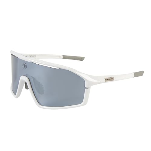 Endura Gabbro II Radsportbrillen für Herren, Weiß, Einheitsgröße