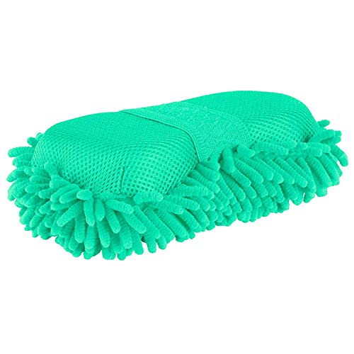 LINCOLN Microfibre Grooming Sponge One Size Green