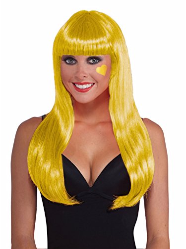 Forum Novelties Long Colored Wig, Yellow