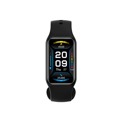 Blackview R1 Smartwatch für Herren und Damen, wasserdicht bis 20 m, Schwarz