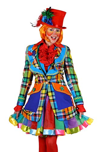 Damen Kostüm Clown Jacke Themajacke Pinky Karneval Fasching Gr. L