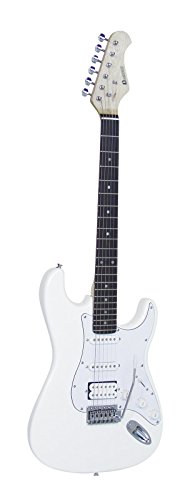 DIMAVERY ST-312 E-Gitarre, weiß