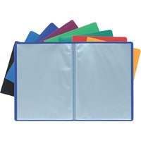 EXACOMPTA Sichtbuch, DIN A4, PP, 20 Hüllen, farbig sortiert