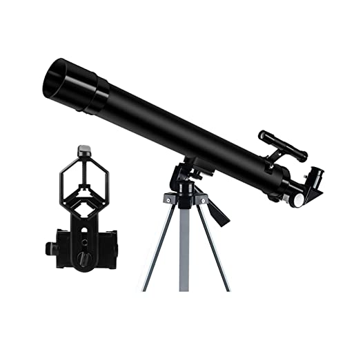 Teleskop-Astronomisches Refraktorfernrohr, Kinderteleskop für Astronomie-Anfänger, kompakt und tragbar, höhenverstellbares Stativ, Reiseteleskop