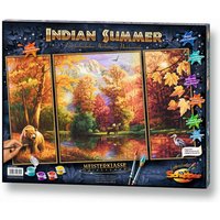 Malen nach Zahlen: Indian Summer (Triptychon)