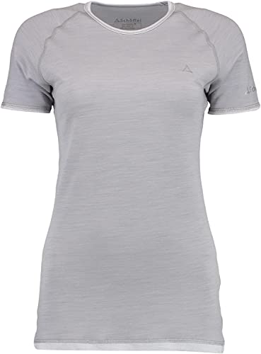 Schöffel Merino Sport Shirt 1/2 Arm Damen T, Opal Gray, L