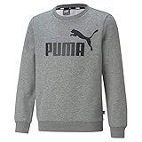 PUMA Jungen Sweater, Medium Gray Heather, 116