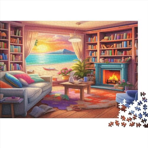 Puzzles Für Erwachsene 500 Teile Cozy Sea View Room Puzzles Als Geschenke Für Erwachsene 500pcs (52x38cm)