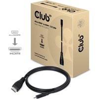 Club 3D CAC-1351 - HDMI-Kabel - mikro HDMI (M) bis HDMI (M) - 1,0m - 4K Unterstützung (CAC-1351)
