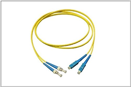 Alcasa lw-905tc 5 m 2 x ST 2 x SC Blau, Gelb LWL-Kabel – Glasfaserkabel, (2 x ST, 2 x SC, blau, gelb, männlich/männlich, OS2, Singlemodefasern)