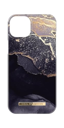IDEAL OF SWEDEN Bedruckte Handyhülle, niedliches buntes Muster, schützende Abdeckung aus Hartplastik mit Mikrofaserfutter für das iPhone. Kompatibel mit iPhone 15 Plus (Golden Twilight)