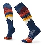 Smartwool Women's Targeted Cushion Pattern OTC Ski-Socken mit gezieltem Kissenmuster für Damen, Alpine Blue, S