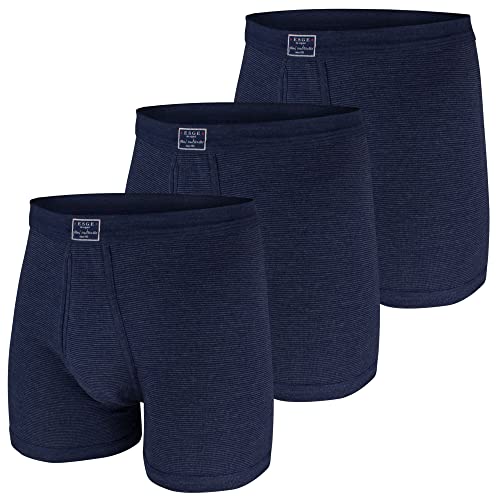 Esge Herren Hose kurz Jeans 3er Pack Größe 6 (L), Farbe dunkelblau